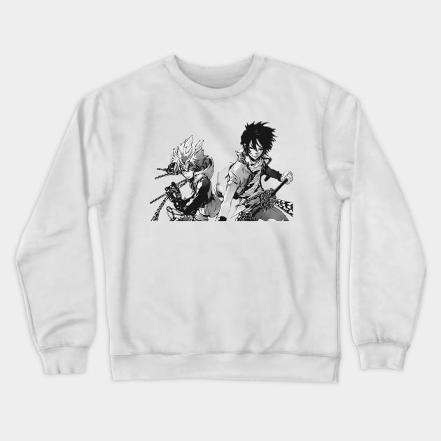 Katekyō Hitman Reborn! - Tsunayoshi Sawada and Rokudo Mukuro Crewneck Sweatshirt by BadassManga